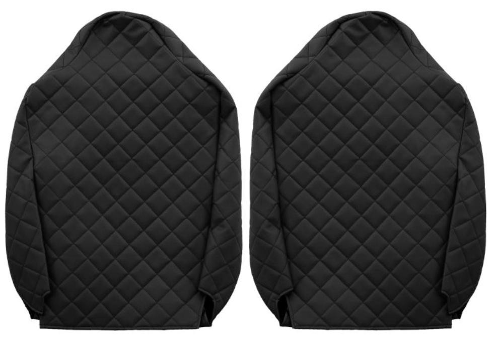 FX11 BLACK F-CORE Elegance Autositzbezug schwarz, Mit Motiv, Eco-Leder,  vorne FX11 BLACK ❱❱❱ Preis und Erfahrungen