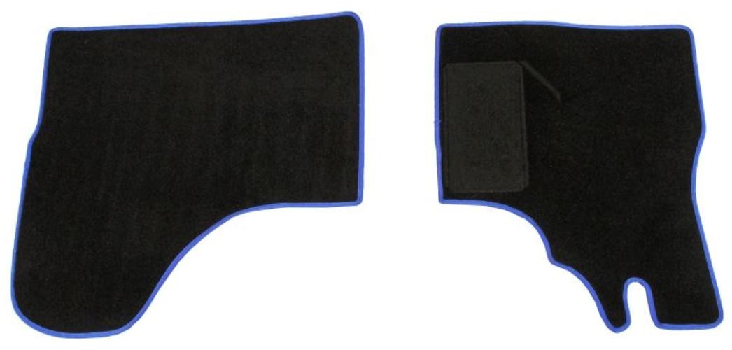 F-CORE MT30 BLUE Floor mats Textile, Front, Quantity: 2, blue