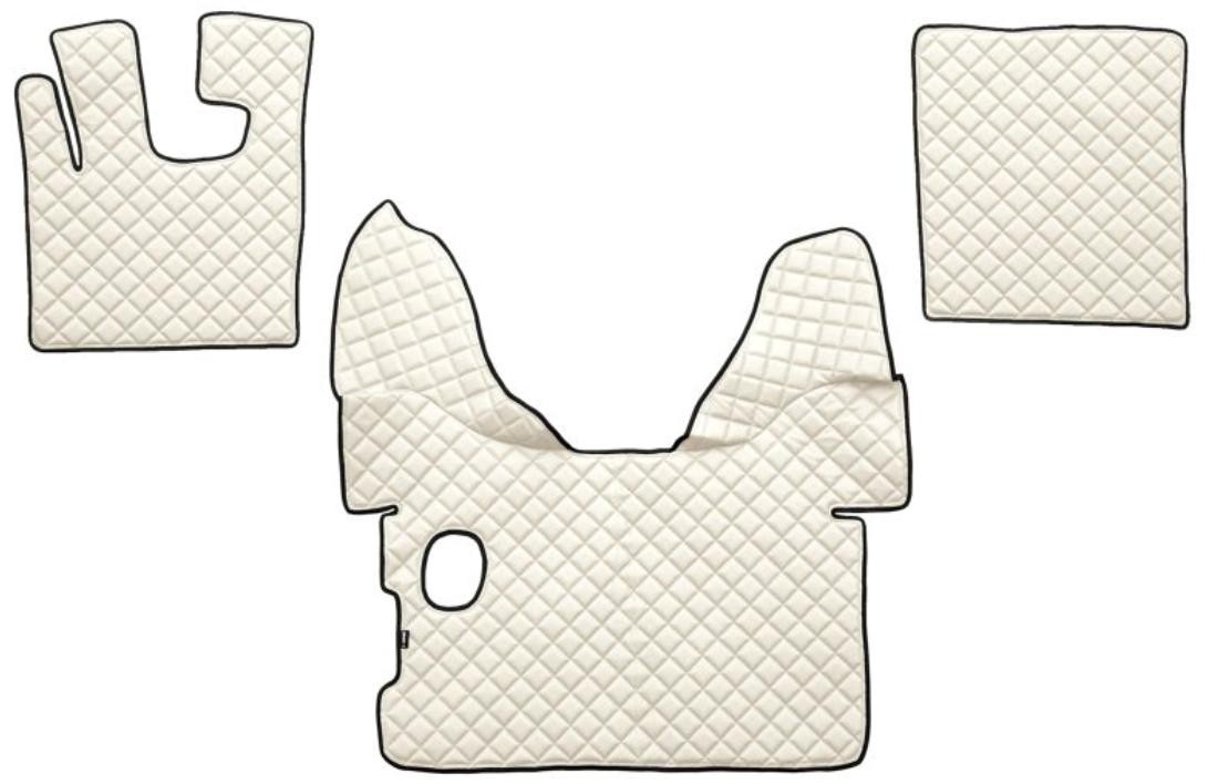 F-CORE Leatherette, Front, Quantity: 3, Ivory White Car mats FL01 CHAMP buy