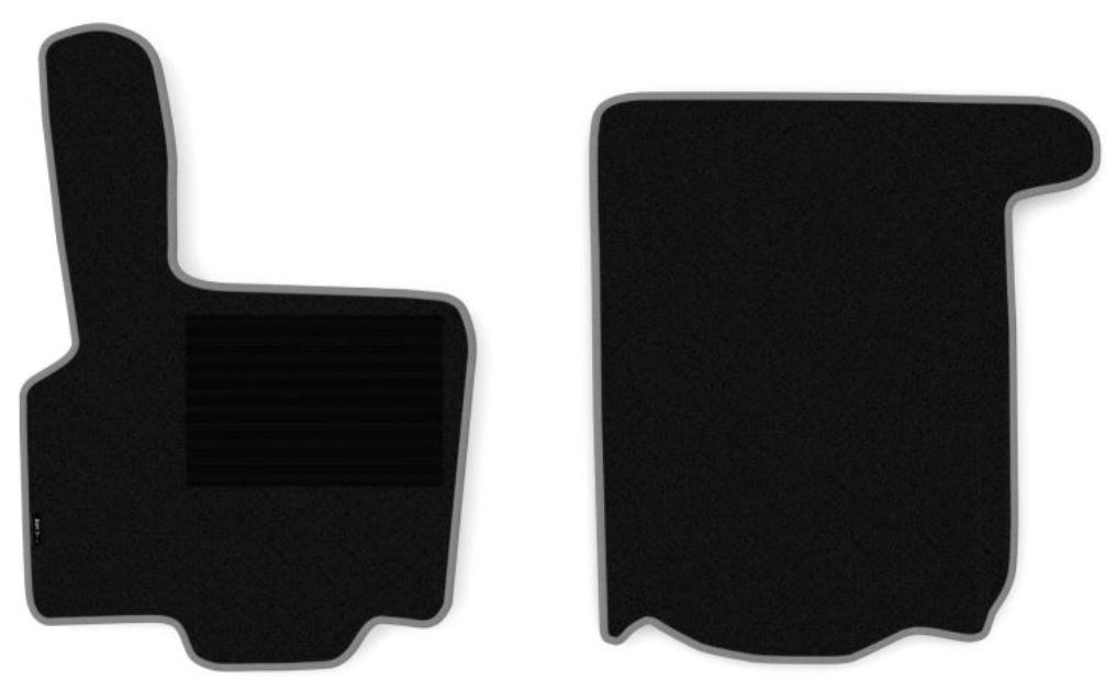 F-CORE Textile, Front, Quantity: 2, grey Car mats MT01 GRAY buy