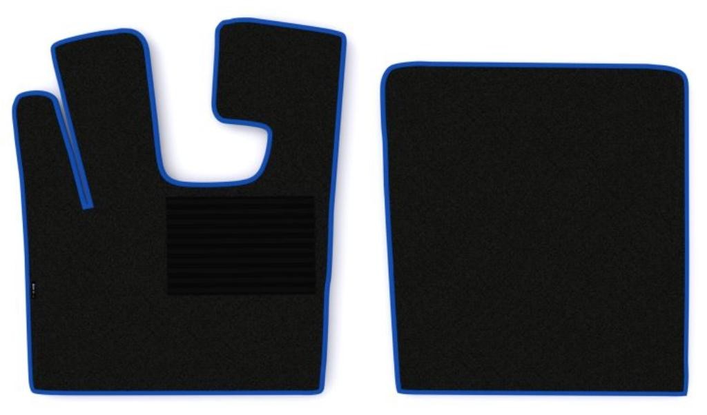 F-CORE MT02 BLUE Floor mats Textile, Front, Quantity: 2, blue