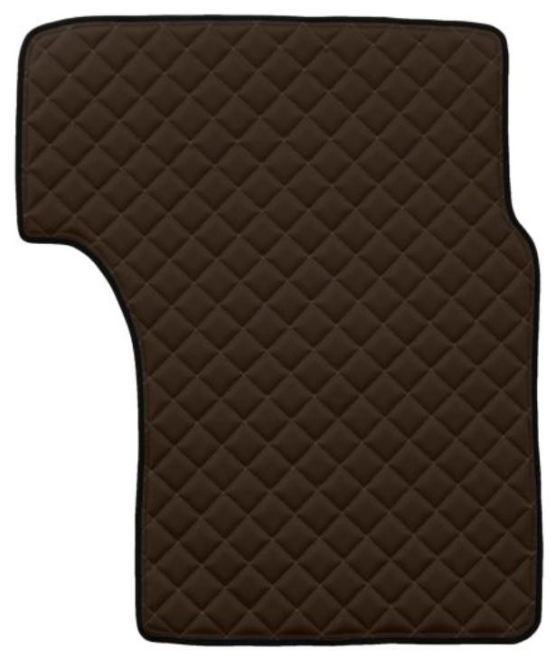 F-CORE Leatherette, Front, Quantity: 1, brown Car mats FZ09 BROWN buy