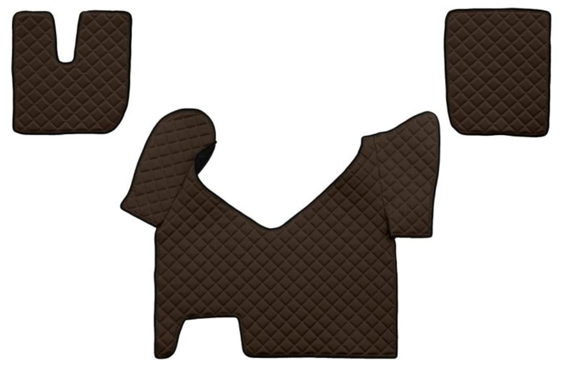 Iveco Floor mats F-CORE FL27 BROWN at a good price