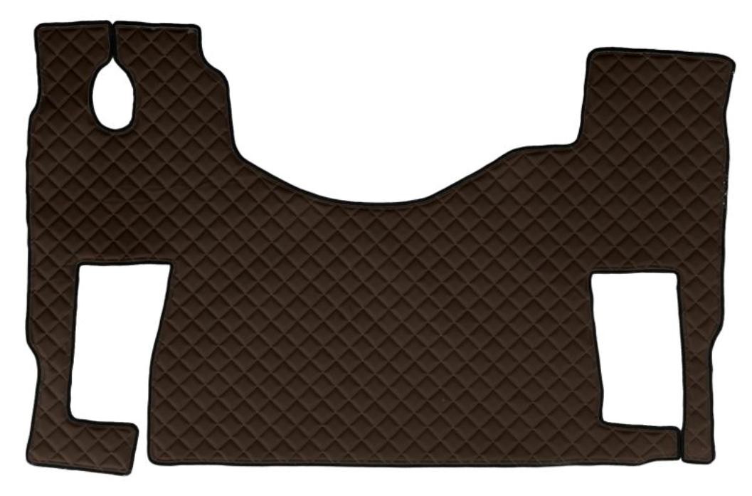 FL23 BROWN F-CORE Floor mats MERCEDES-BENZ Leatherette, Front, Quantity: 1, brown