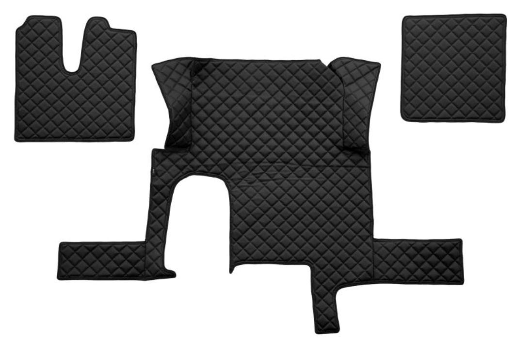 F-CORE Eco-Leder, vorne, Menge: 3, schwarz Fußmatten FL29 BLACK kaufen