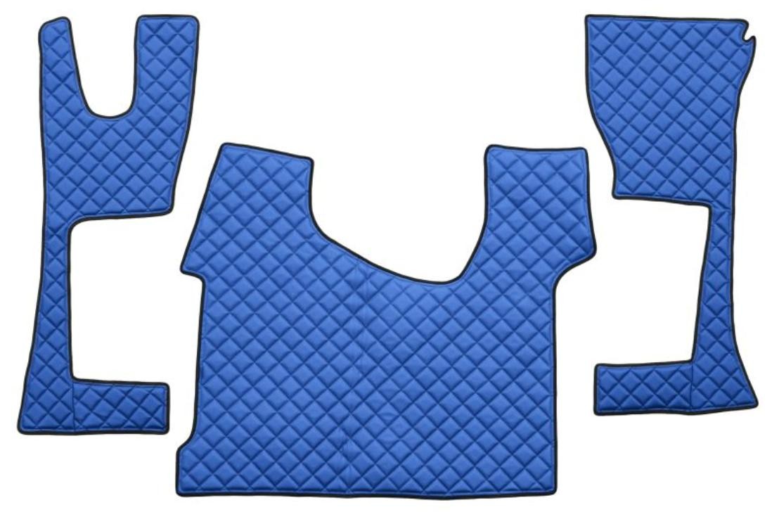 FL34 BLUE F-CORE Floor mats MERCEDES-BENZ Leatherette, Front, Quantity: 3, blue