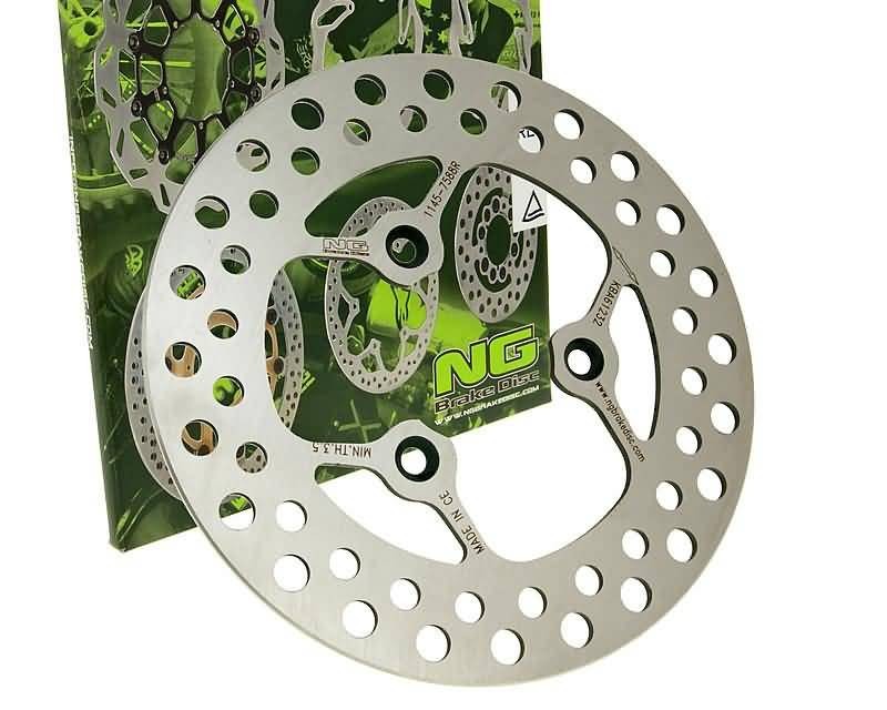 NG Rear, 210x4mm, 3 Ø: 210mm, Num. of holes: 3, Brake Disc Thickness: 4mm Brake rotor 1145 buy