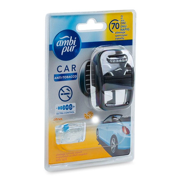 AMBI PUR CAR Anti-Tabacco Deodorante per Auto con Clip