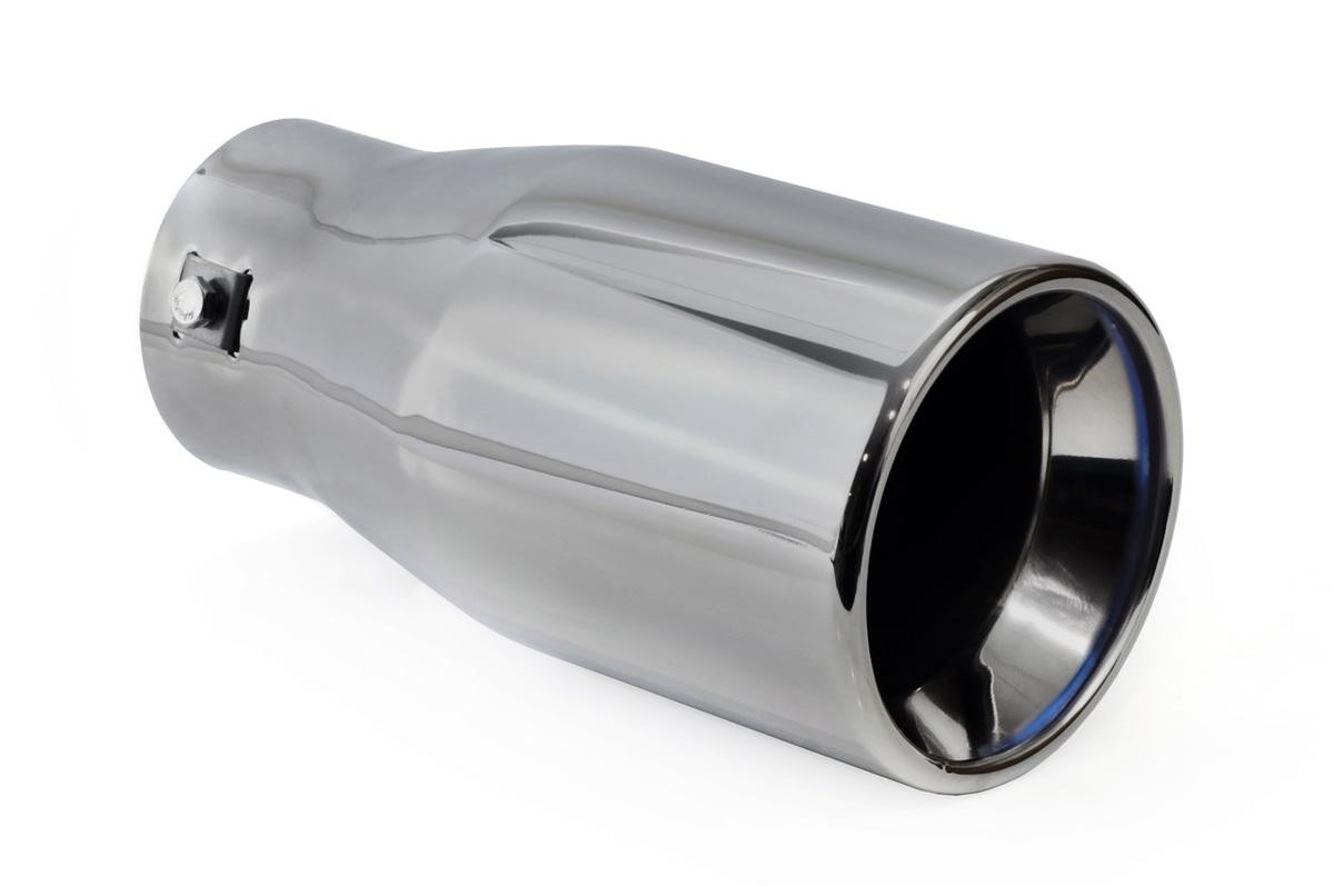 AMiO 02196 102 mm, Glossy, round, straight, Stainless Steel, 204mm, 75mm Exhaust tailpipe 02196 buy