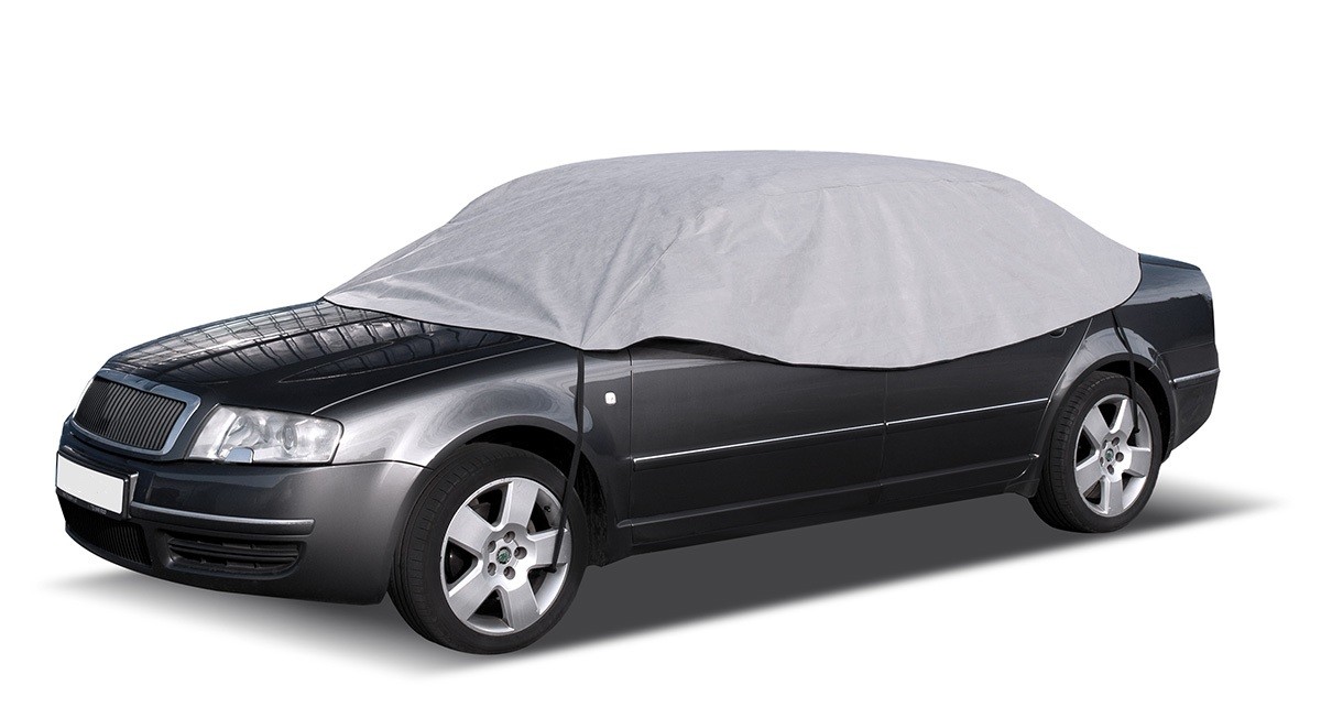 16116 APA Car cover full-size, XL 200x500 cm, Silver ▷ AUTODOC