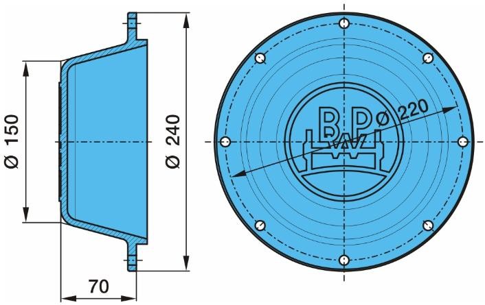 BPW Wheel bearing dust cap 03.115.17.08.0 buy