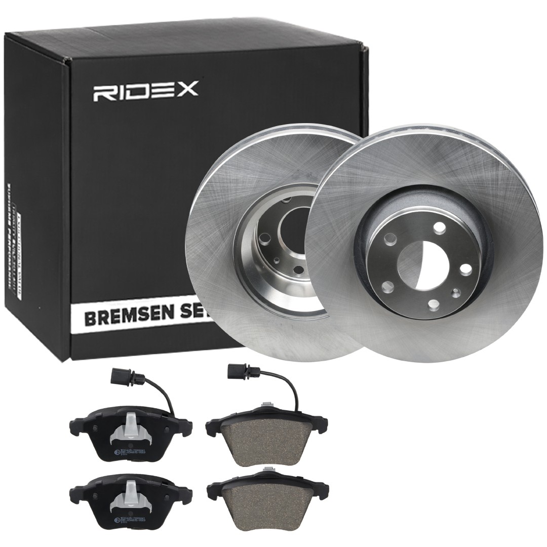RIDEX 3405B0351 Brake discs and pads Audi A6 C6 3.0 TDI quattro 211 hp Diesel 2011 price