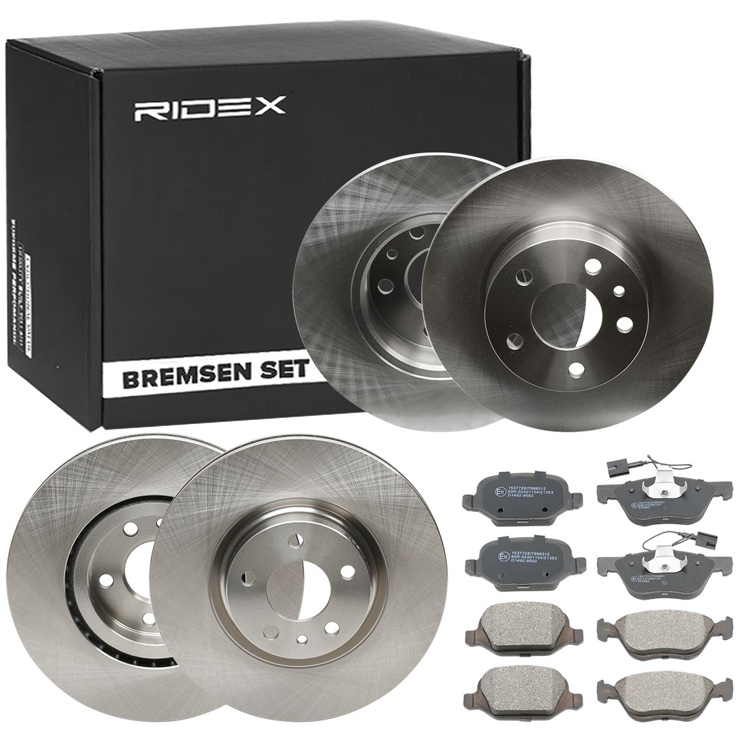 RIDEX 3405B0368 ALFA ROMEO Discs and pads