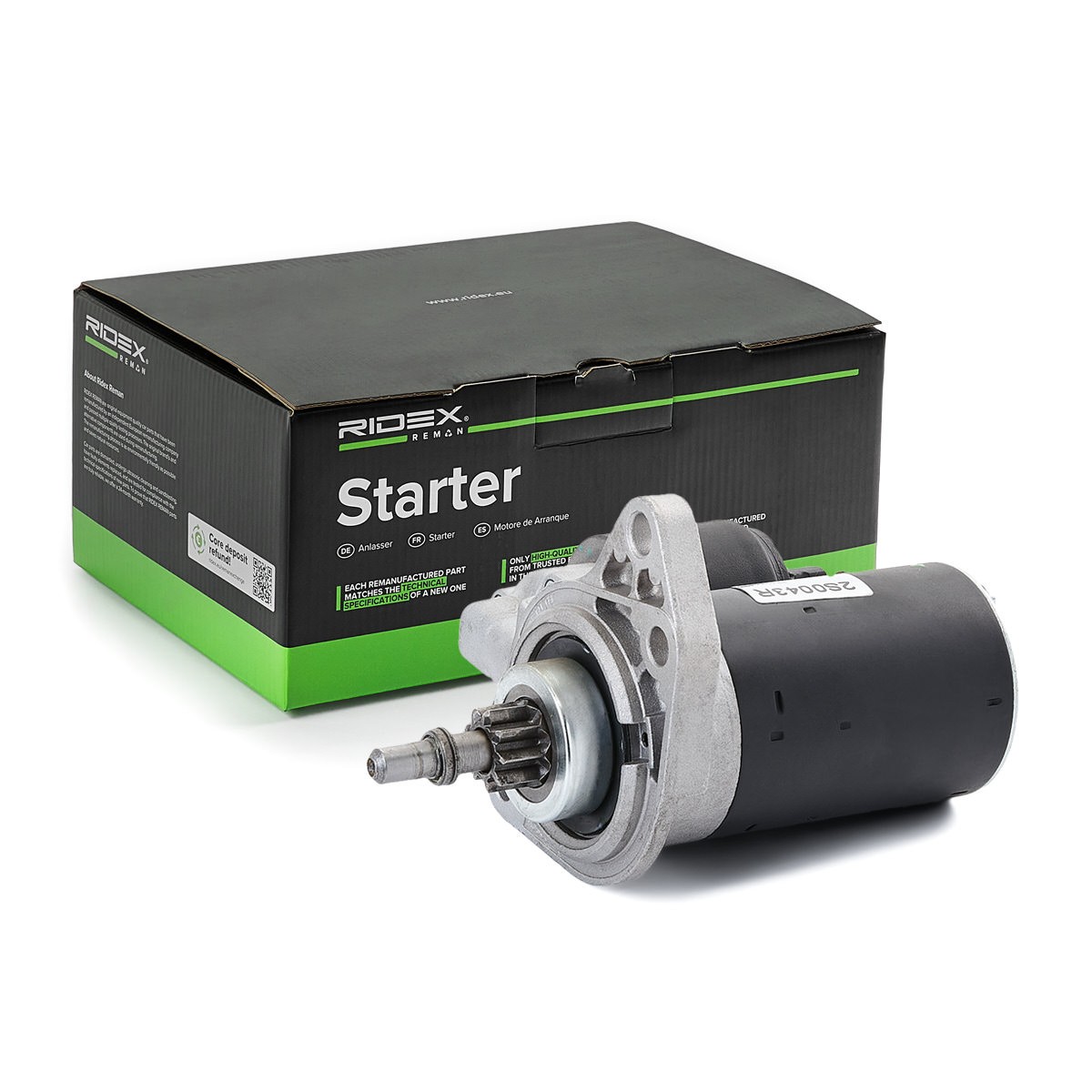 RIDEX REMAN 2S0043R Starter motor 055-911-023-F
