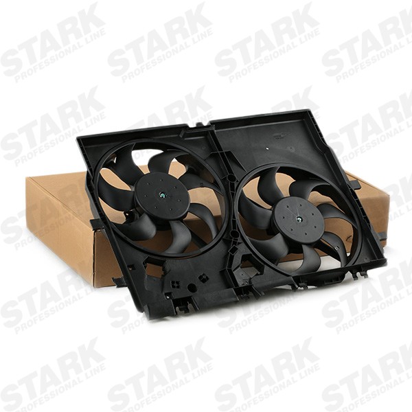 STARK SKRF-0300176 Fan, radiator for vehicles with/without air conditioning, 13,5V, 300 / 300W, with radiator fan shroud