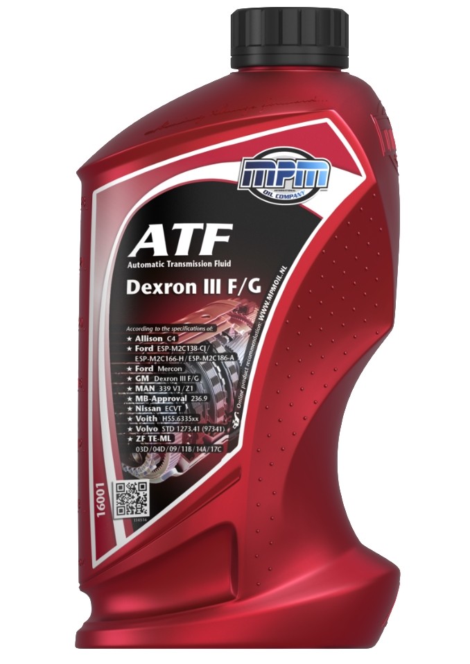 MPM ATF, Dextron III F/G 16001 Automatic transmission fluid ATF III, 1l, red