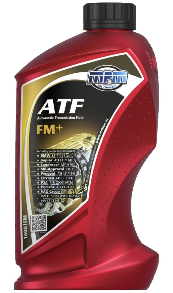 MPM ATF, FM+ 16001FM Automatic transmission fluid 10W, ATF IV, 1l, yellow