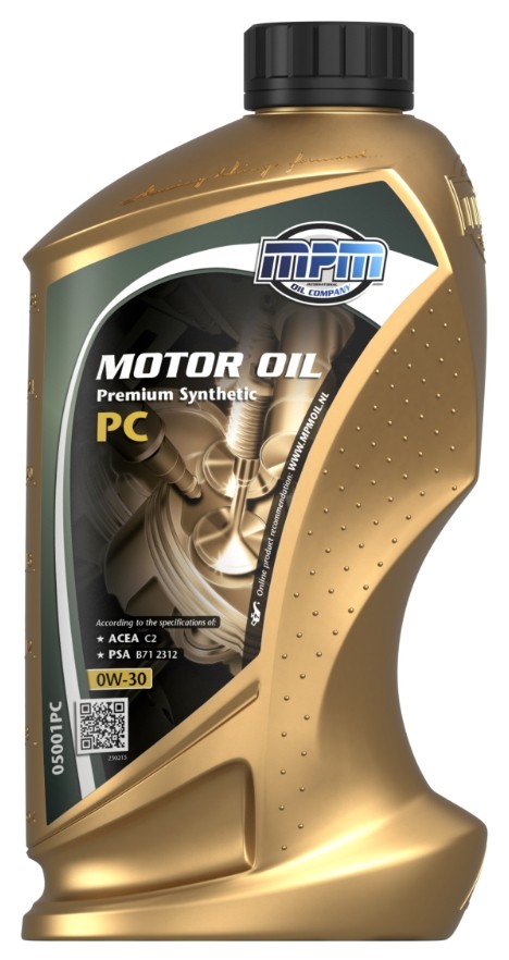 Buy Motor oil MPM petrol 05001PC PC, PREMIUM SYNTHETIC 0W-30, 1l