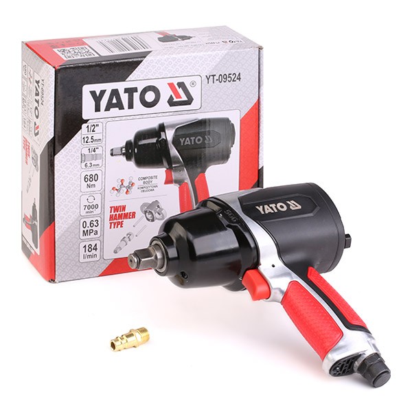 Yato professional composite 1/2 air impact wrench 680 Nm YT09524 