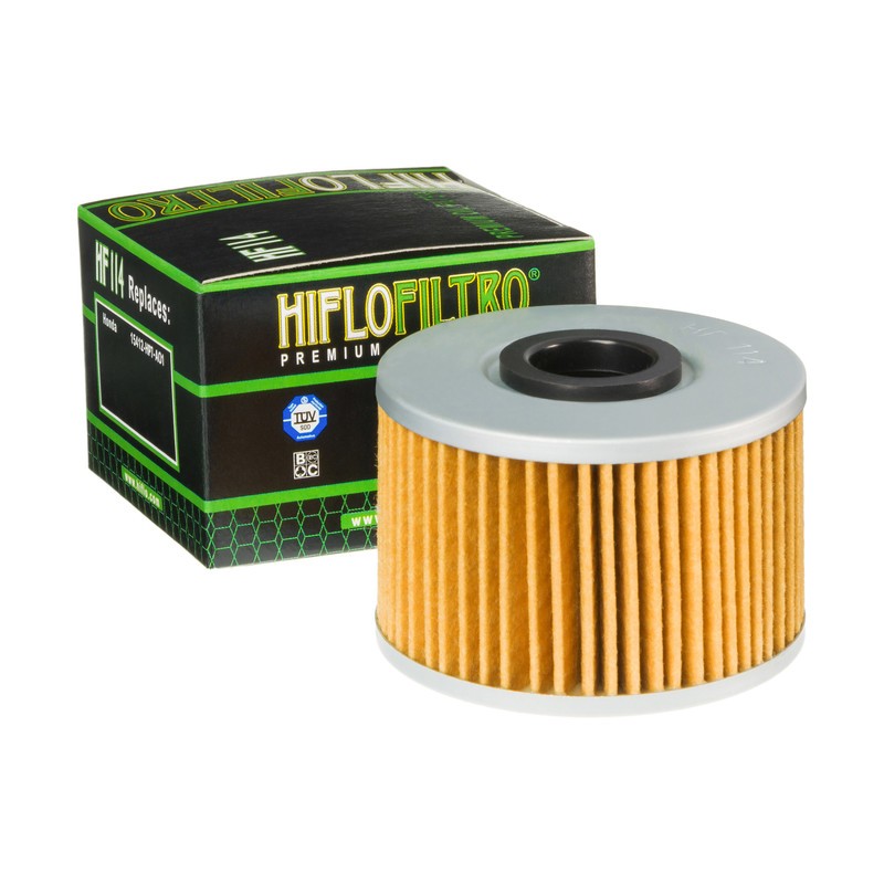 HifloFiltro Filter Insert Ø: 69mm, Height: 47mm Oil filters HF114 buy