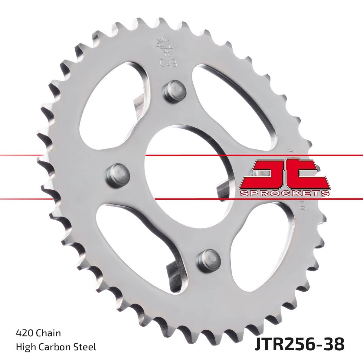 Chain Sprocket JTSPROCKETS JTR256.38 ZB Motorcycle Moped Maxi scooter