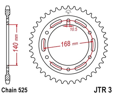 JTSPROCKETS Chain Sprocket JTR3.47