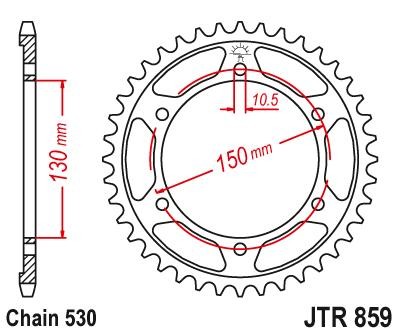 JTSPROCKETS Chain Sprocket JTR859.49