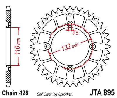 JTSPROCKETS Chain Sprocket JTA895.47