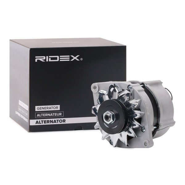 RIDEX 4G0669 Alternator 12V, 65A, M6 B+, excl. vacuum pump, Ø 72 mm, with integrated regulator
