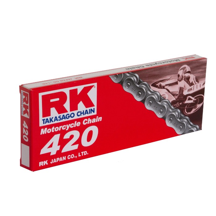 HONDA CB SHINE Ketting 420, Open ketting, Met kettingslot RK 420-088