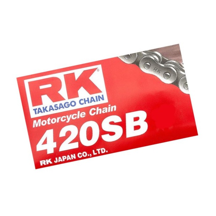 TRAXX WORK Kette 420, Kette offen, mit Kettenschloss RK SB 420SB-120