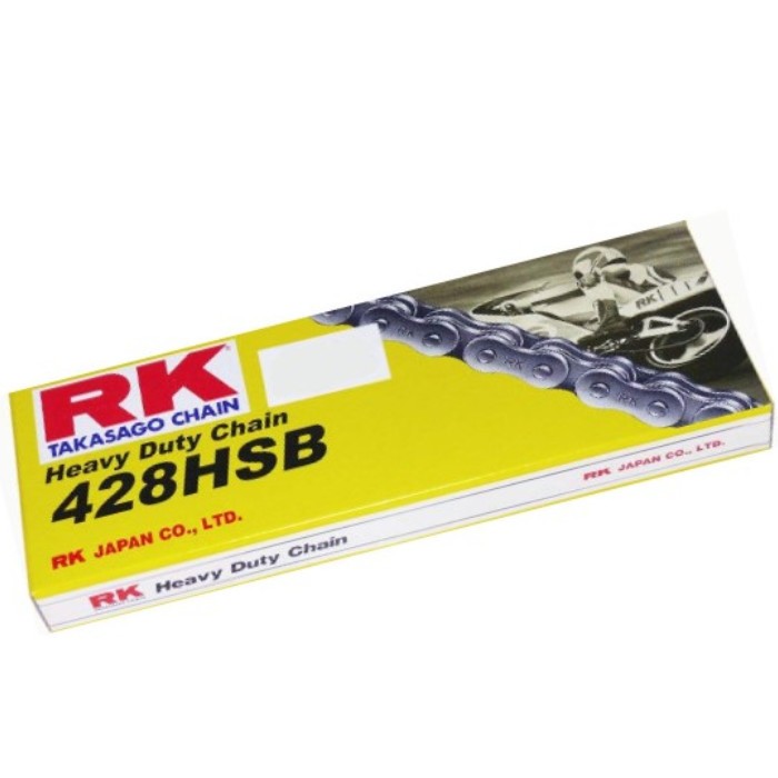 RK HSB 428HSB-136 KTM Brommer Ketting 428, Open ketting, Met kettingslot
