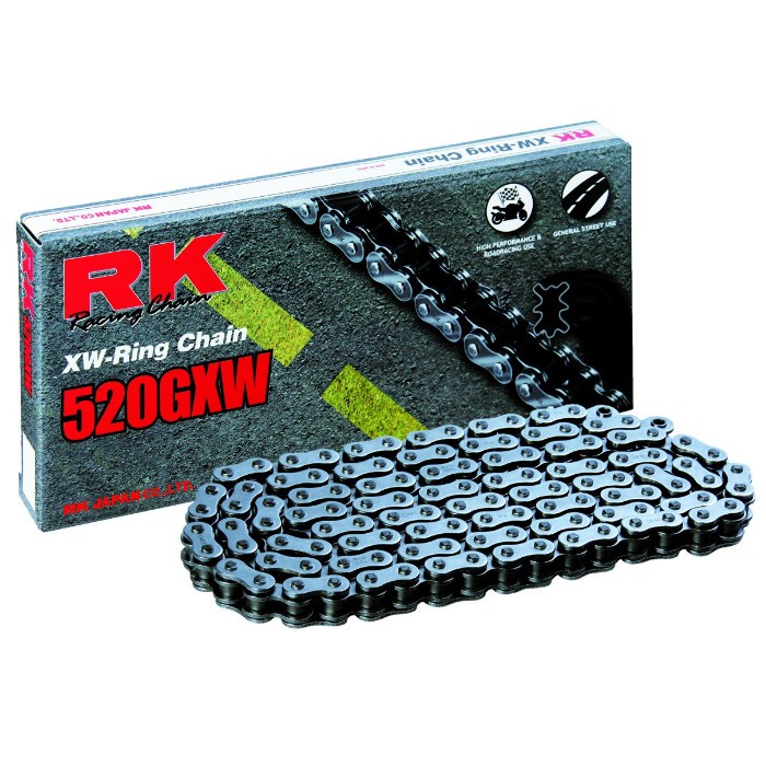 RK GXW 520GXW-094 KTM Scooter Ketting 520, Open ketting, Met kettingslot