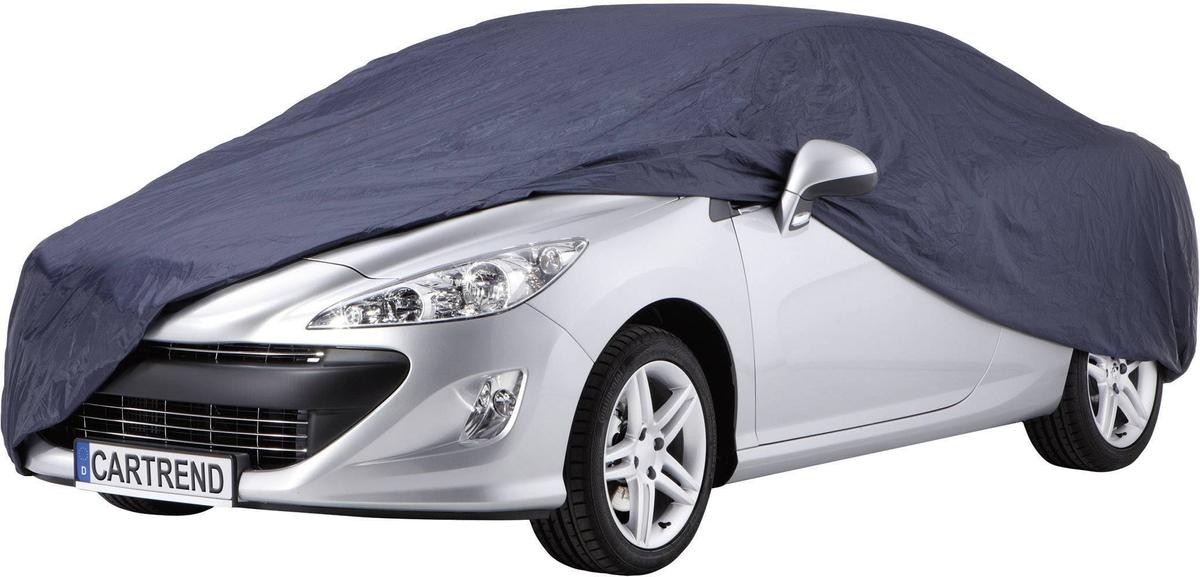 CARTREND full-size, M 203x472 cm, blue Length: 472cm, Width: 203cm, Height: 159cm Car protection cover 70332 buy