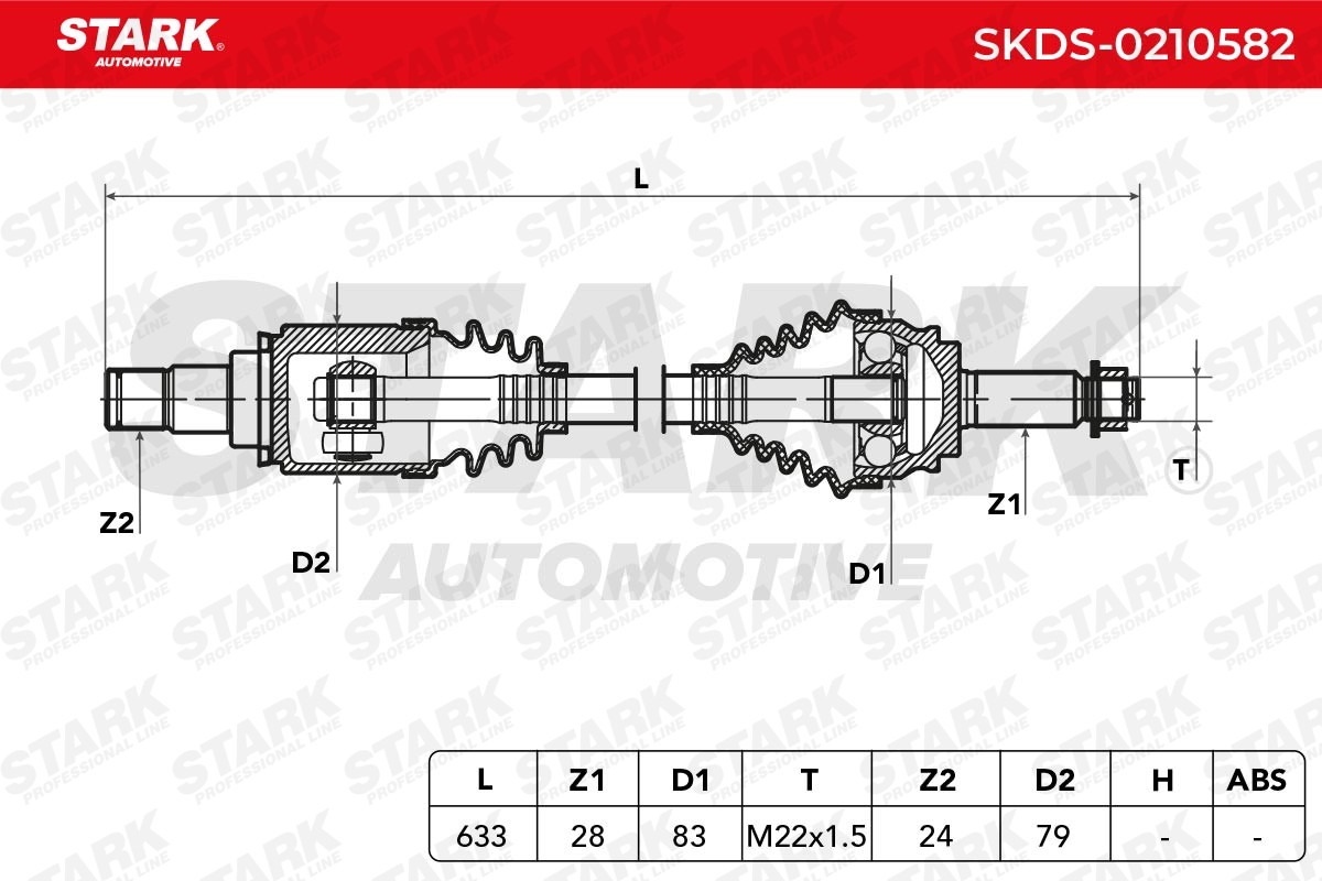 STARK CV axle SKDS-0210582 buy online