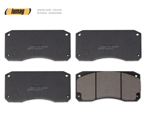 Disc pads LUMAG prepared for wear indicator, - 29043 00 902 00