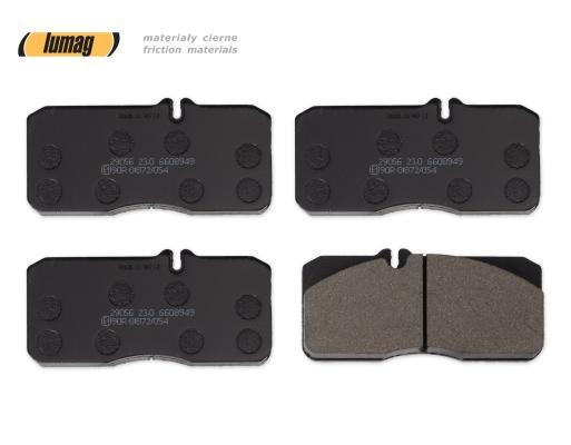 29056 LUMAG prepared for wear indicator Height: 82,5mm, Width: 175,8mm, Thickness: 23mm Brake pads 29056 00 902 00 buy