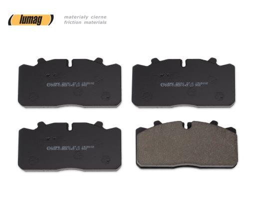 29091 LUMAG Front, Rear, prepared for wear indicator Height: 85,6mm, Width: 175,3mm, Thickness: 26mm Brake pads 29091 00 902 00 buy