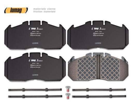 29131 LUMAG Front, not prepared for wear indicator Height: 118,2mm, Width: 249,3mm, Thickness: 30mm Brake pads 29131 00 901 00 buy