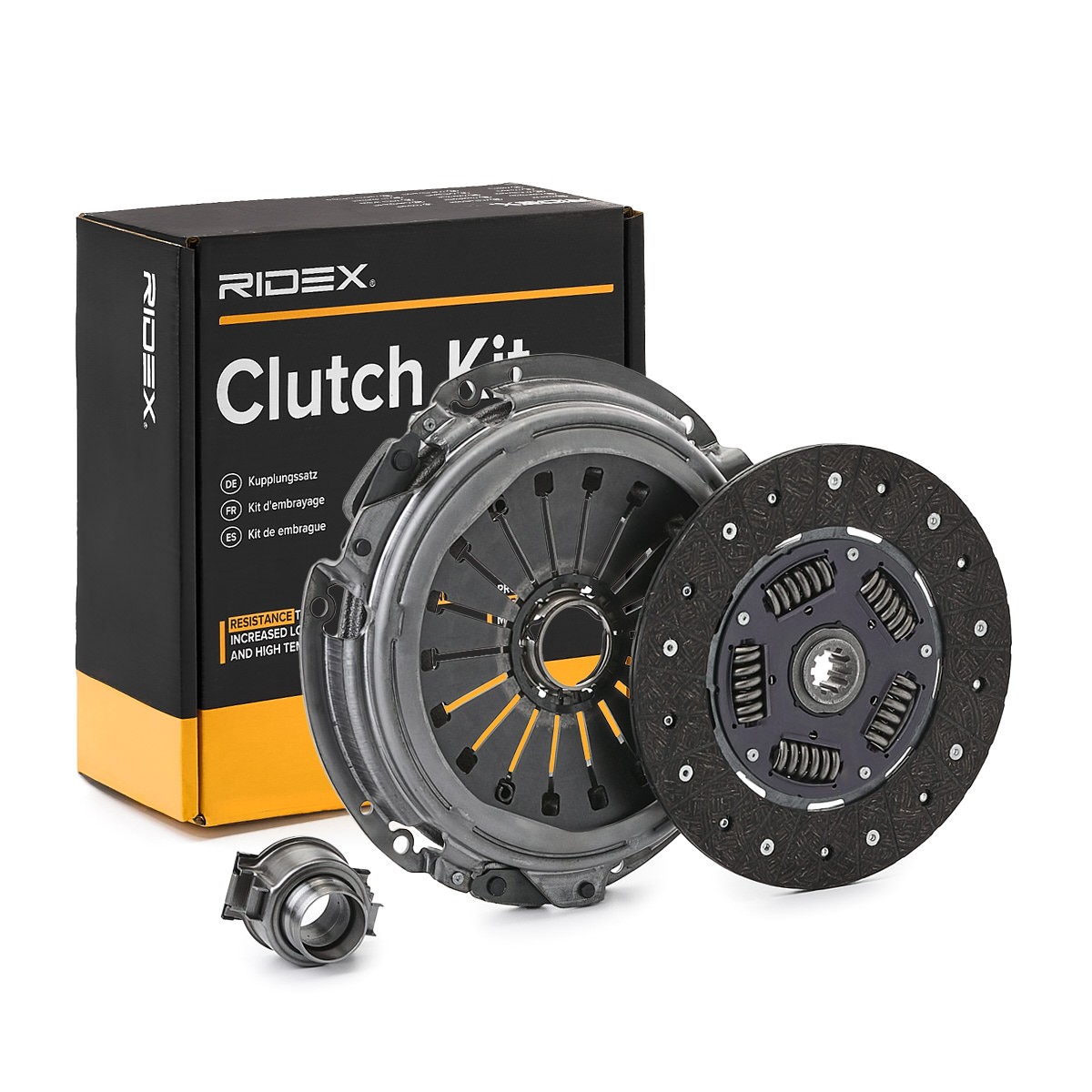 RIDEX 479C0644 Clutch kit for engines with dual-mass flywheel, with clutch pressure plate, with clutch disc, with clutch release bearing, Check and replace dual-mass flywheel if necessary., 270mm