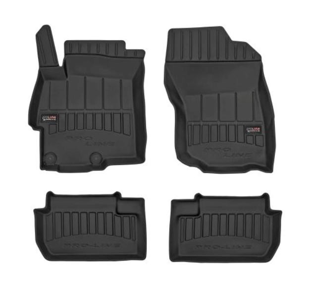 FROGUM Rubber, Front and Rear, Quantity: 4, black Car mats 3D408838 buy