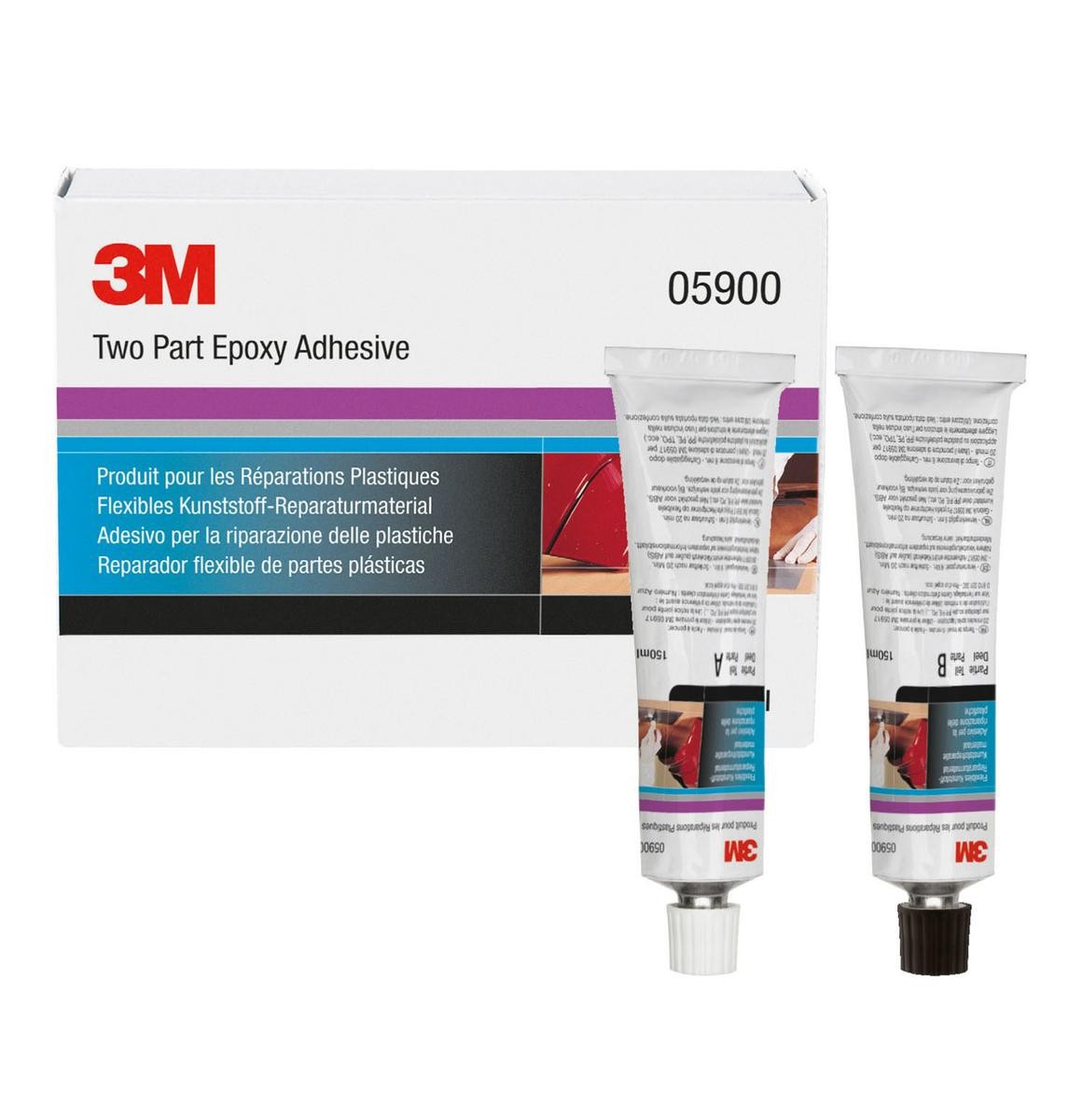 3M 05900 Auto glue for plastic transparent, Over-paintable, Grindable, Tube, 300ml