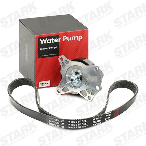 STARK Water Pump + V-Ribbed Belt Kit SKPRB-5160006