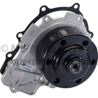 Engine water pump PIERBURG with seal, non-switchable water pump, Mechanical, Plastic, Belt Pulley Ø: 105 mm - 7.07152.49.0