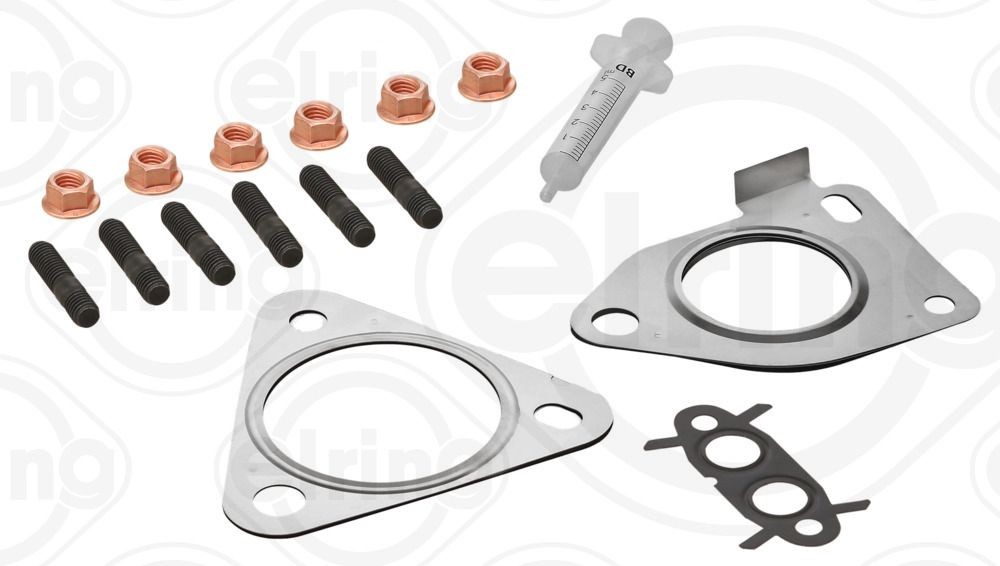 846.630 ELRING Exhaust mounting kit NISSAN with gaskets/seals, with bolts/screws