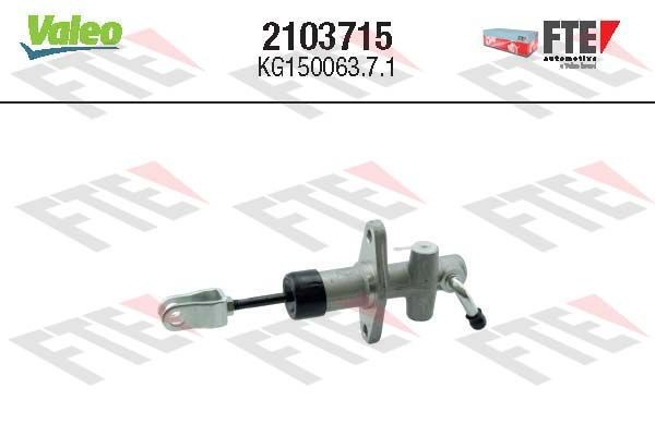VALEO for right-hand drive vehicles Bore Ø: 16mm Clutch Master Cylinder 2103715 buy
