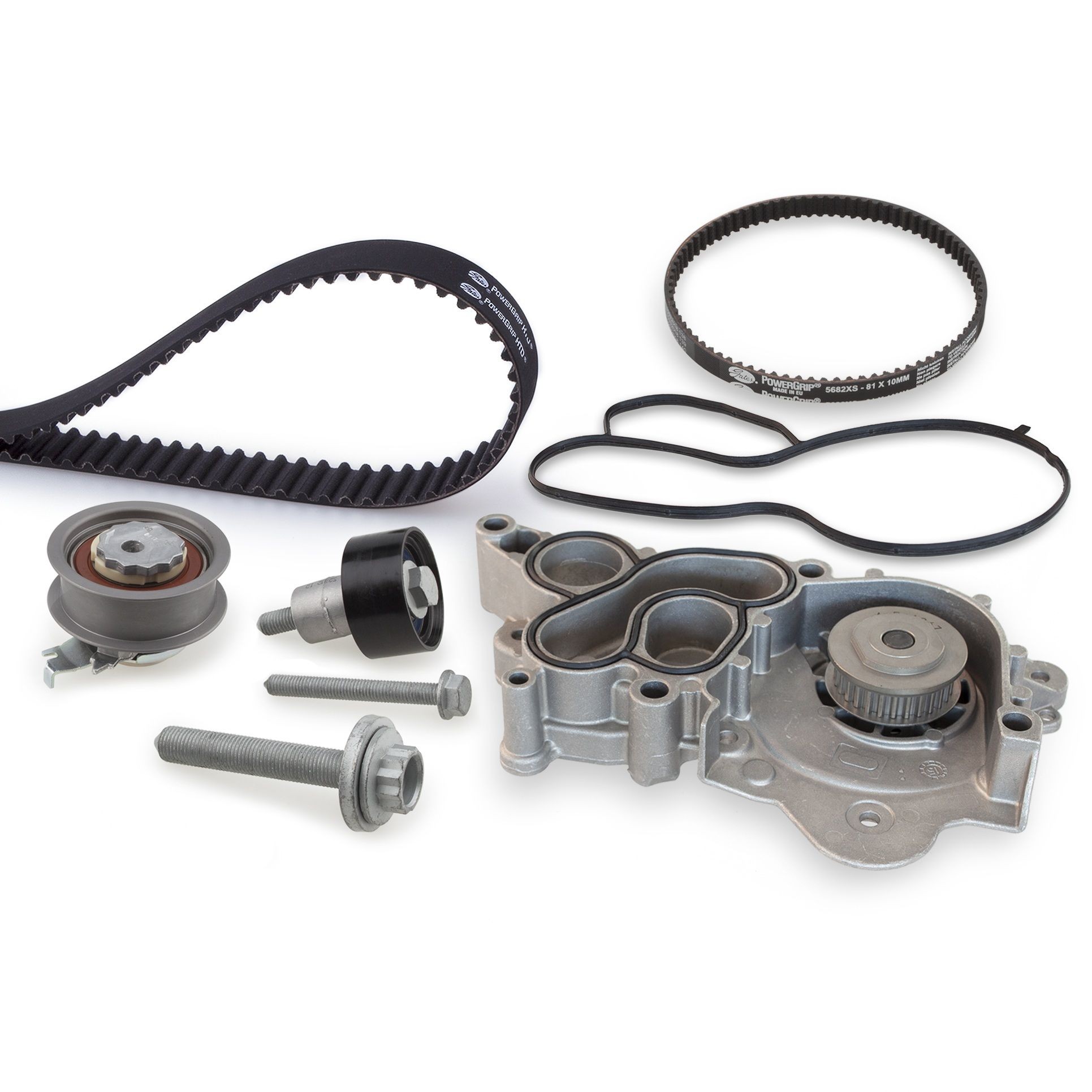 GATES KP15680XS-2 Water pump + timing belt kit VW T-ROC 2018 in original quality