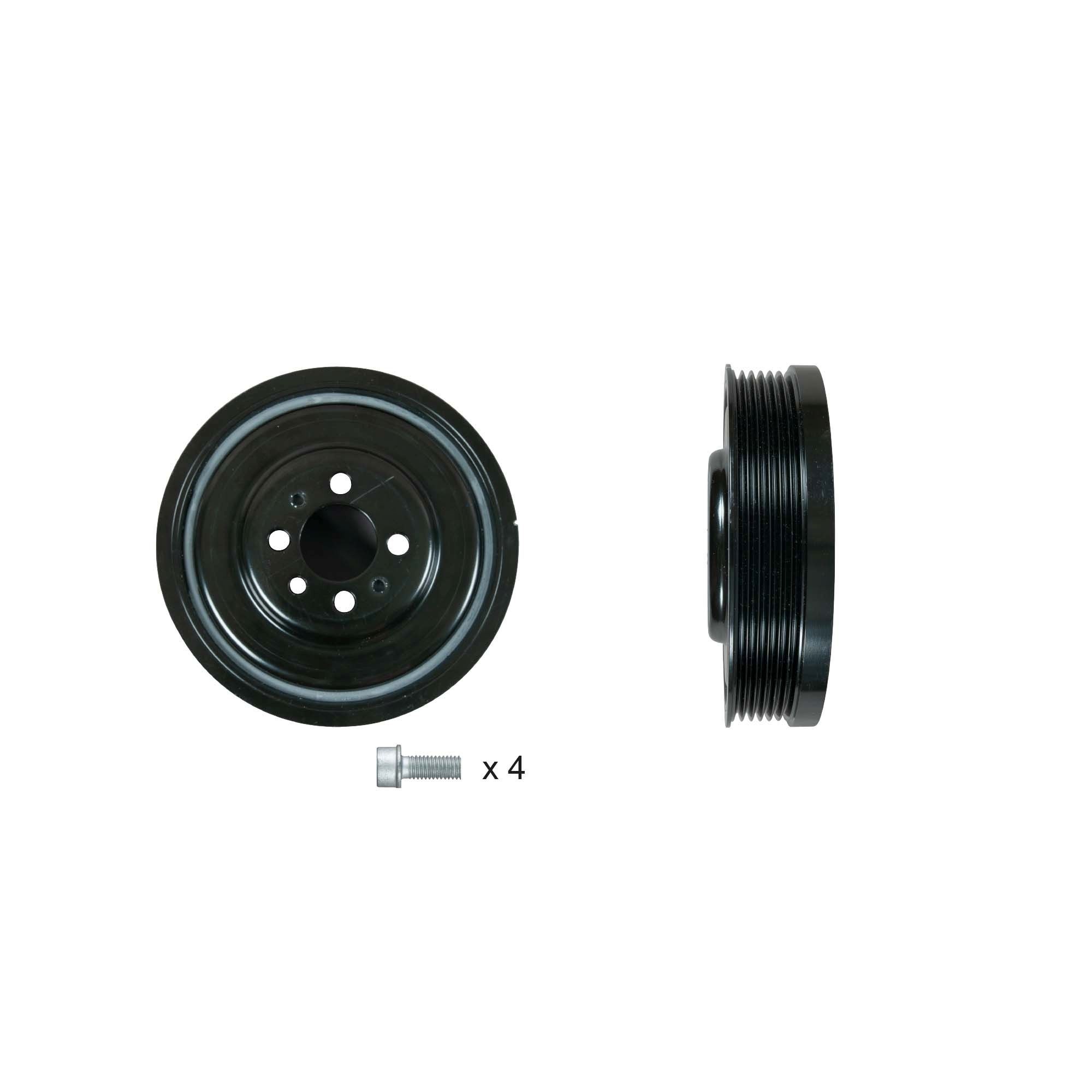 7845-20184 GATES Ø: 143mm, with accessories Belt pulley, crankshaft TVD1184A buy