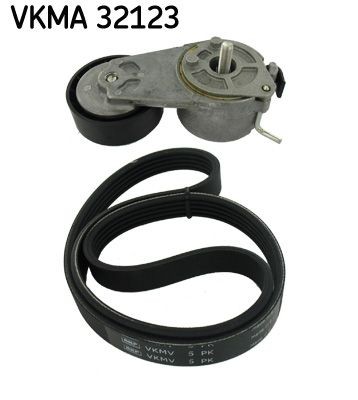 VKM 32023 SKF VKMA32123 V-ribbed belt kit Fiat Punto Mk2 1.2 16V 80 80 hp Petrol 2003 price