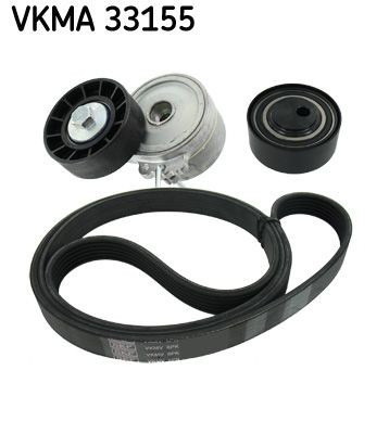 VKM 33013 SKF VKMA33155 V-Ribbed Belt Set 030145933AC